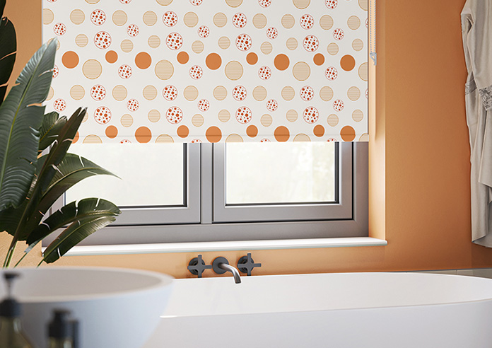 Bubbles, Fireburst - Twist&Fit Roller Blind - Image 5